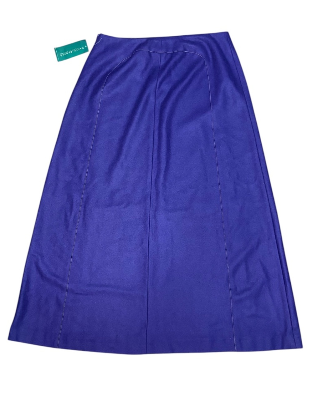Vintage NWT Harve Benard Purple Wool Full Length Skirt